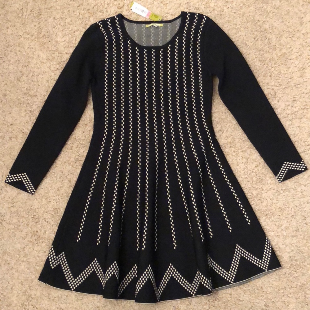 Fit and flare GIANNI BINI sweater dress